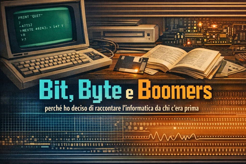 BBB | Bit, Byte e Boomers: perché ho deciso di raccontare l’informatica da chi c’era prima