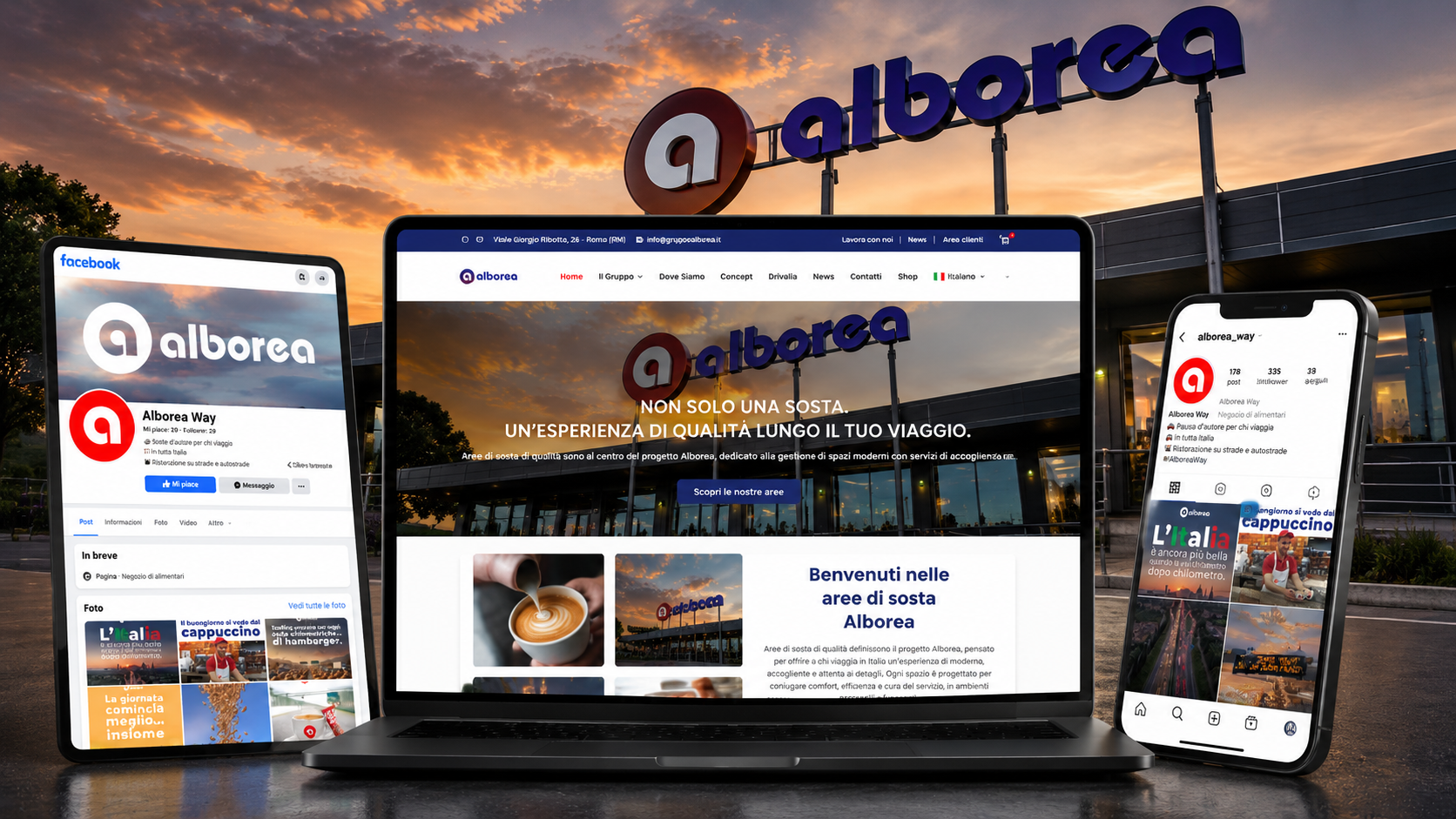 Case study Alborea: ristorazione, servizi digitali e mobilita