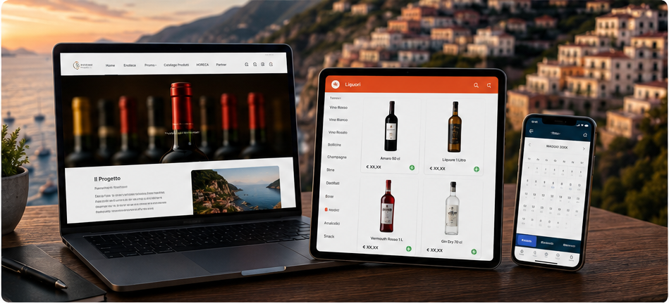 Case study Sorrento Coast: e-commerce, dashboard operativa e integrazione processi