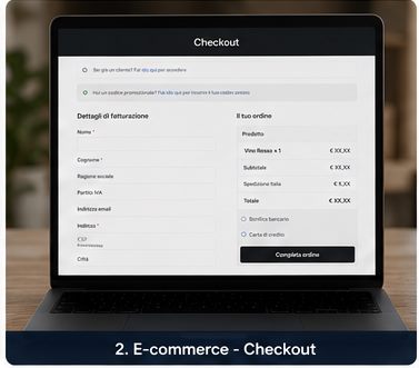 Checkout e-commerce Sorrento Coast
